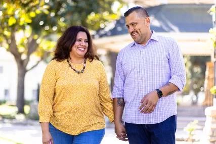 couple walking